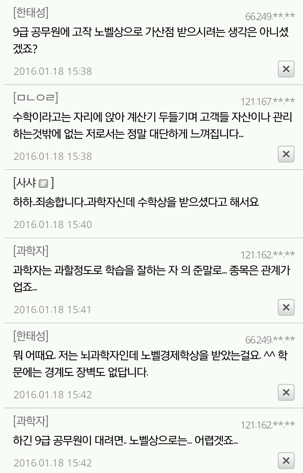 허언증 갤러리의 노벨상 수상자 | 인스티즈