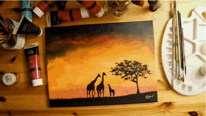 밤이 되면 밝아지는 그림.jpgif | 인스티즈