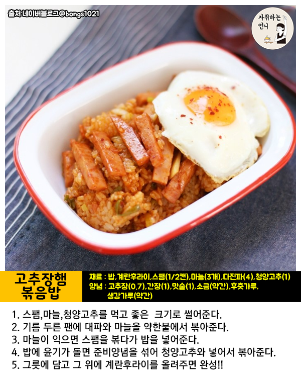 ＜정보간단히 해먹는 혼밥 레시피 | 인스티즈