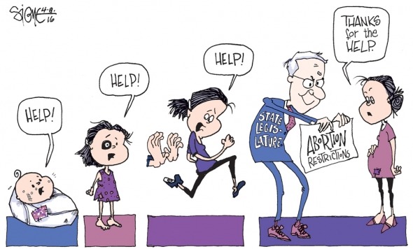 낙태 반대자들을 풍자하는 그림 | 인스티즈