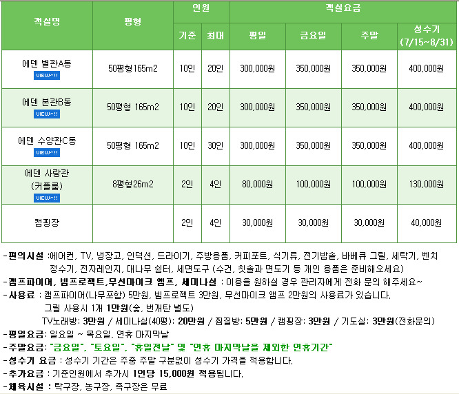 에덴산장 이미지