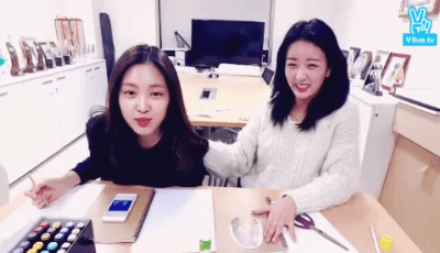 손나은&보미.gif | 인스티즈