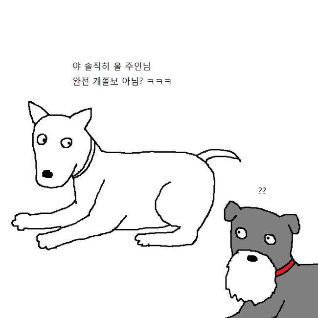 용감한 개가 주인 무시하는 만화 | 인스티즈