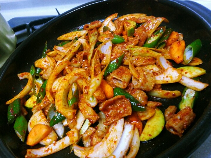 양념곱창구이 이미지