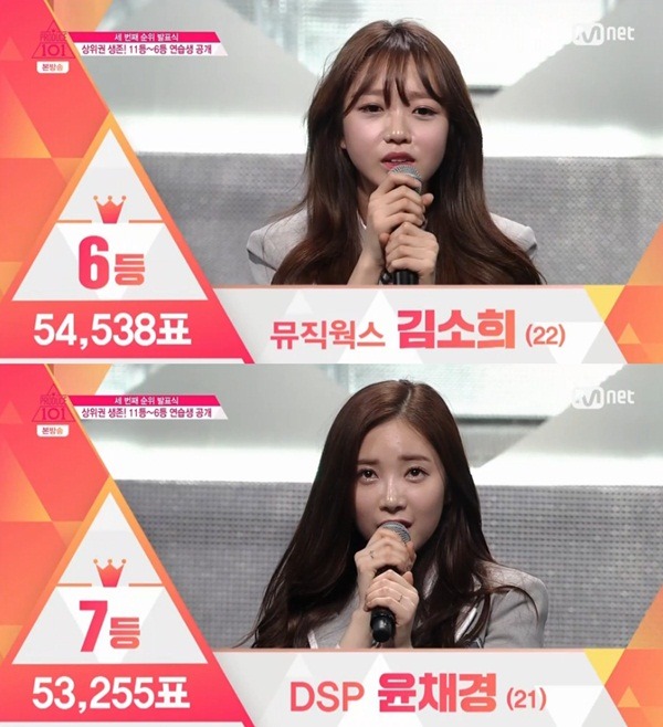 오늘자 프로듀스 12~22위 탈락 연습생들.gif | 인스티즈