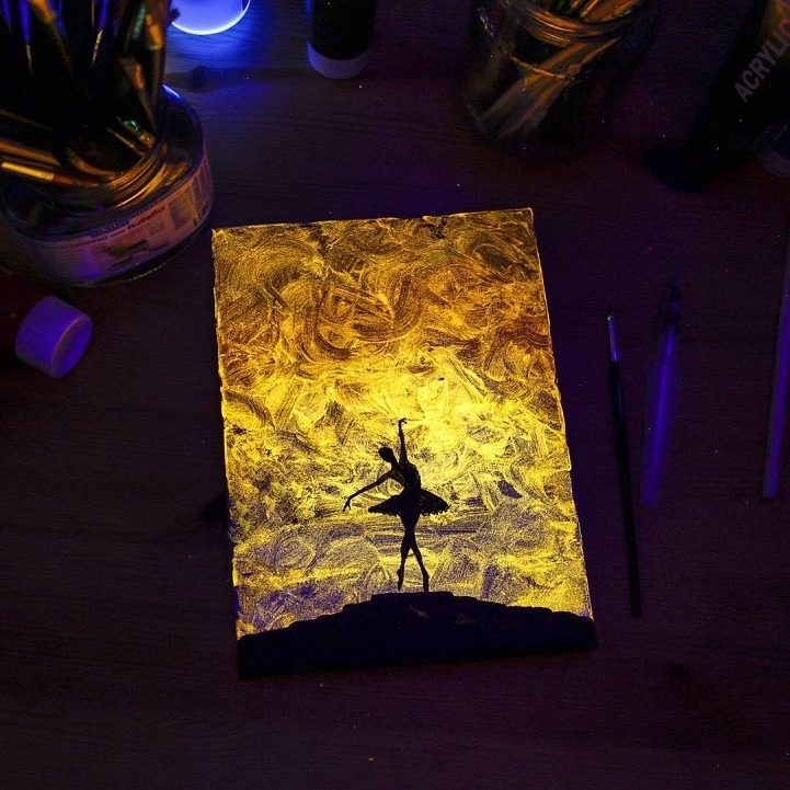 밤이 되면 밝아지는 그림.jpgif | 인스티즈