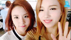 [트와이스] 대표 케미 미챙(미나+채영) 달달한 분위기 짤들.gif | 인스티즈