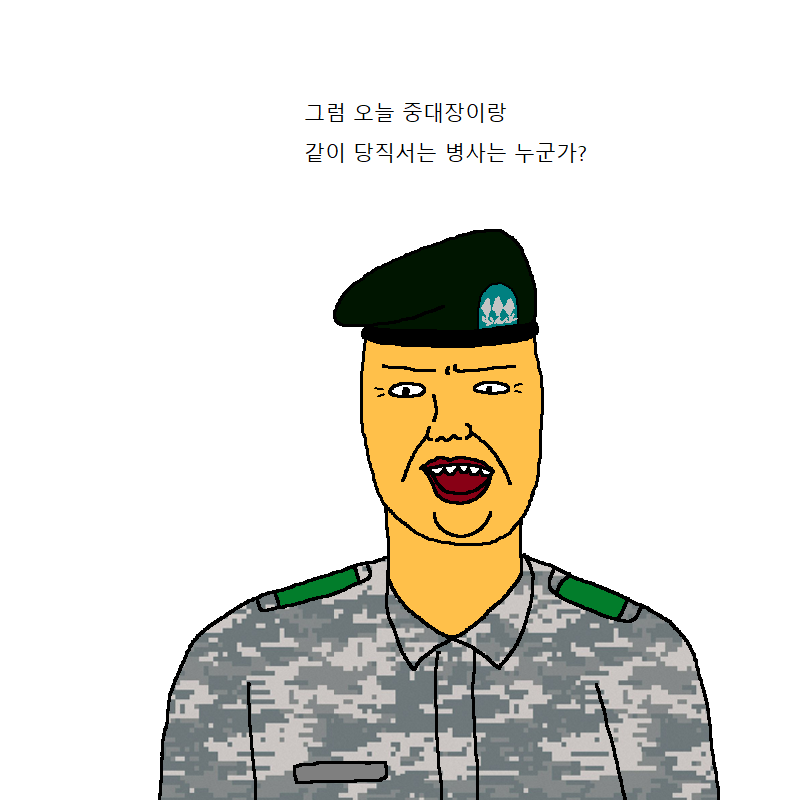 중대장이 실망하는 만화 | 인스티즈