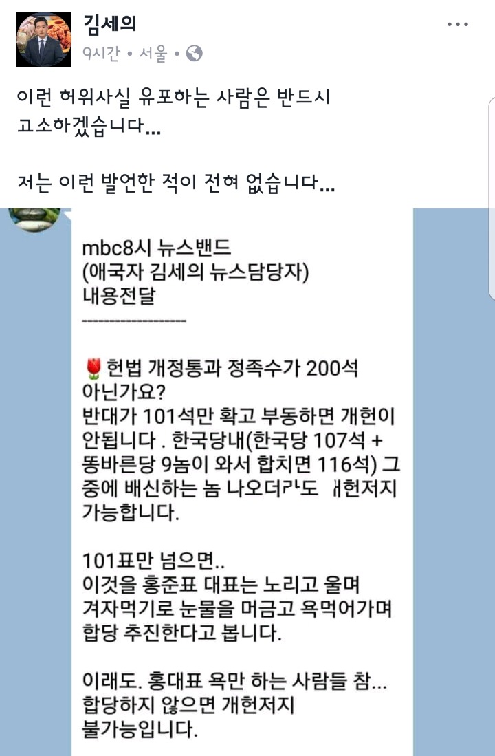가짜뉴스에 당한 김세의.jpg | 인스티즈