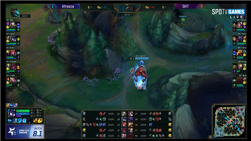 [LOL] SKT vs 아프리카 2세트 경기 블랭크가 퍼블당하기 까지의 과정 | 인스티즈